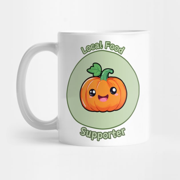 Local Food Supporter - Pumpkin by Craftix Design